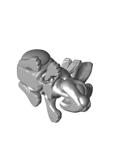 Tiny Fairy Bunny 3d model