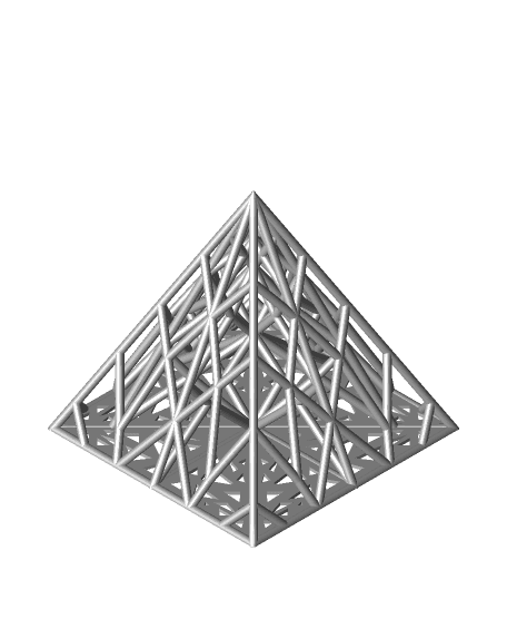 WIRE PYRAMID 3d model