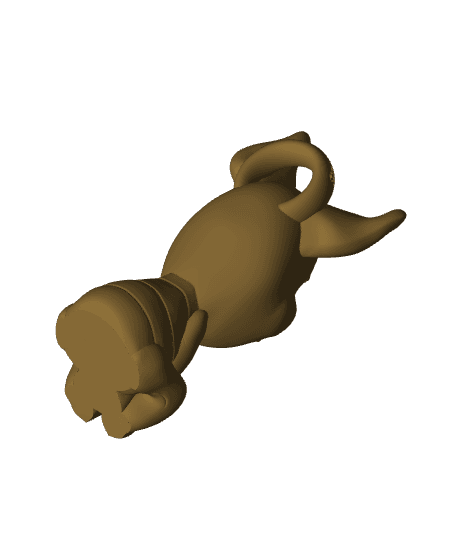 Piglet Ornament - Support Free 3d model