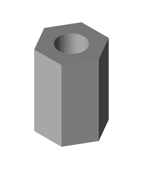 M5 hexagonal Spacer 15 mm length.stl 3d model