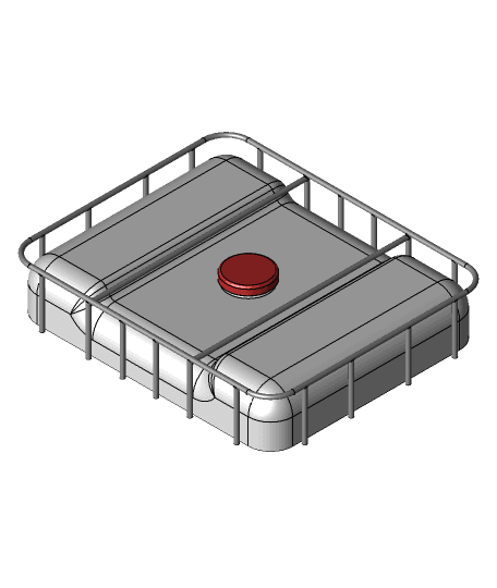 275 Gallon IBC Tote (High Cut Top) 3d model