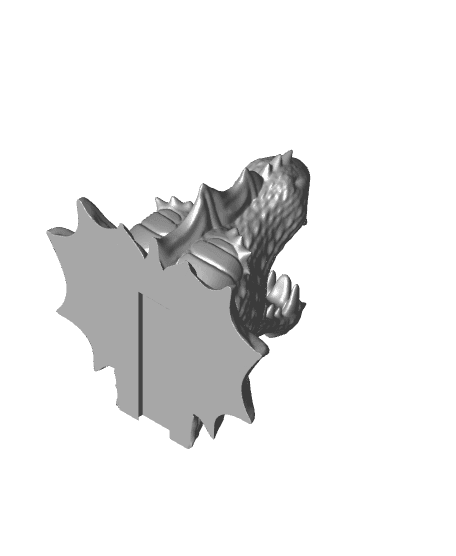 Dragon Wall Hanger Set 3d model