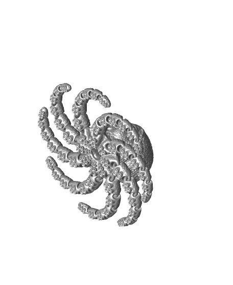 Happy Octopus 3d model