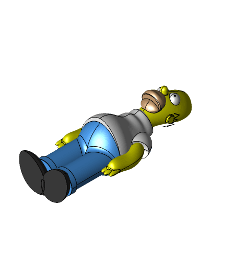 Homer Simpson 3d model