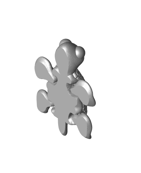 Cute Flexi Turtle 3d model