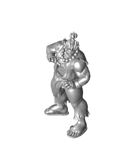 Street Fighter Akuma (Standing Fighting Stance) 3d model