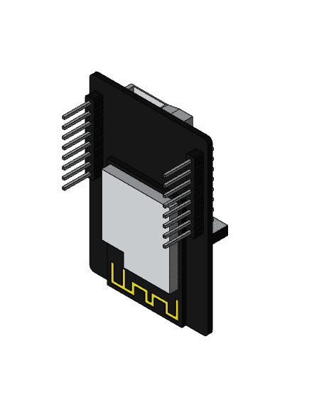 ESP32-CAM __ Horizontal Camera 3d model