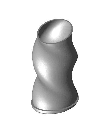 Soft Twist Container 3d model