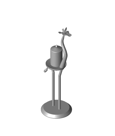 Girafe Candle Holder.stl 3d model