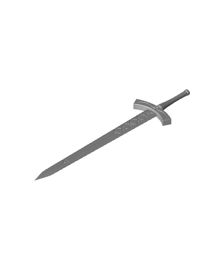 Fate Saber Alter Sword Printable Assembly 3d model