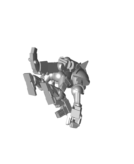 FHW: Voidfang Sergeant Phand and Bgun pistol 3d model