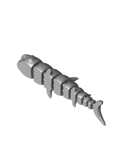 Articulated Shark 3d model