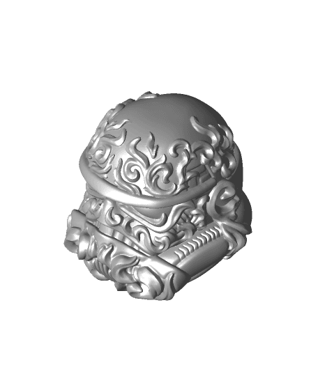 Stromtrooper Ornate Scroll work - Star Wars - Fanart model 3d model