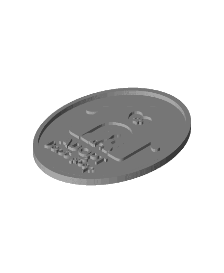 Adopt a Rescue Plaque 3d model