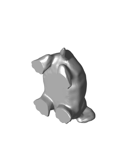 Candle Dog teckel 3d model