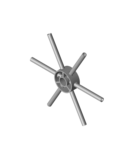 zip tie dome hub 3d model