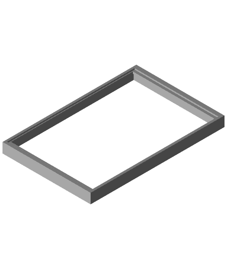 Resizable Lithophone Frame 3d model