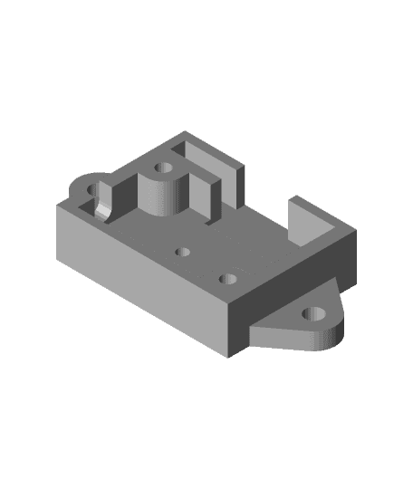 Slide Switch using 20mm Microswitch 3d model