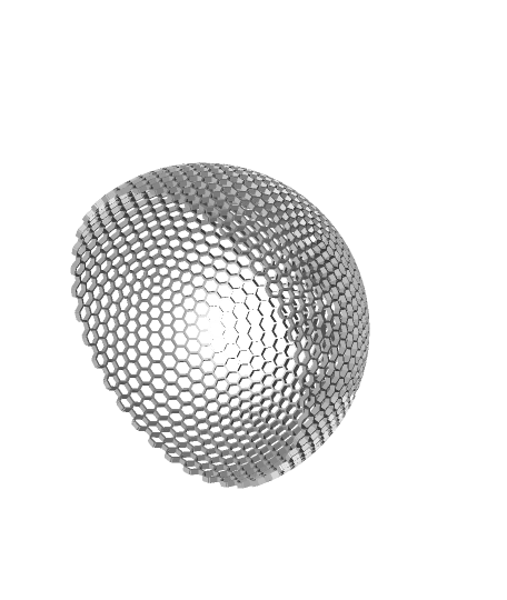 hex dome 3d model