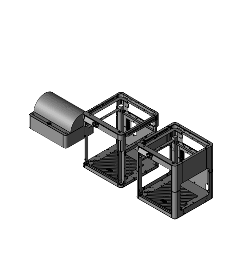 Bambu Lab P1P Frame 3d model