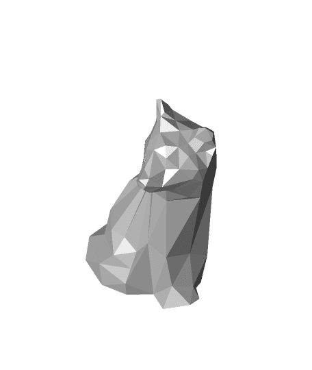 Low Poly Fox 3d model