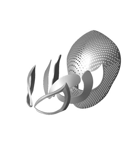 Spiderman Face Shell 2.0 3d model