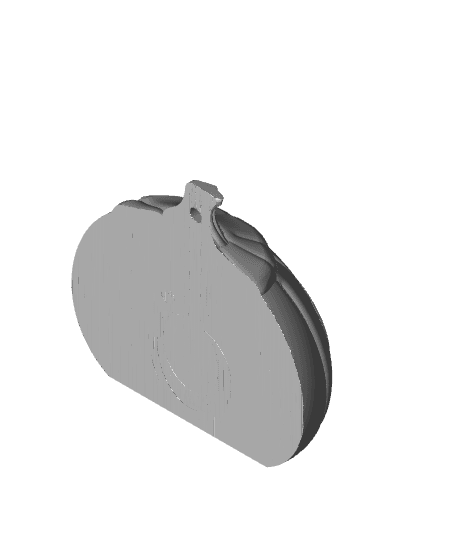 Halloween Cat Ornament 3d model