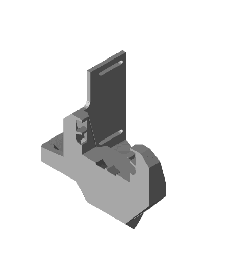 Anycubic Mega Zero 2.0 5015 cooling fan duct 3d model