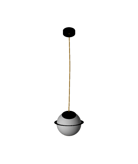 Globe B lamp, SKU. 5935 by Pikartlights 3d model