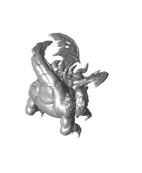 Giant Fat Dragon 3d model