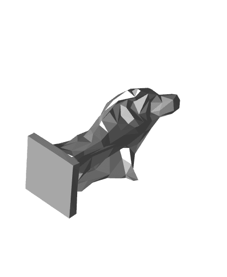 Modern Low-Poly Christus 3d model