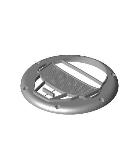 Daft punk themed speaker grill #3DPNSpeakerCover​  3d model