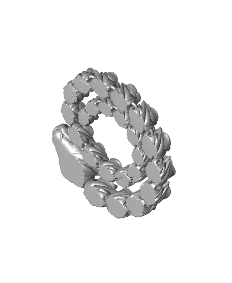 Rose Snake 3d model