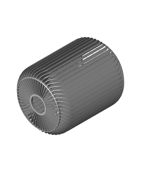 TURBINE HYBRID LAMP 3d model