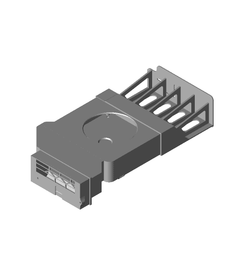 Bambu Lab P1P Modular Dual Aux Fan / Bentobox 3d model