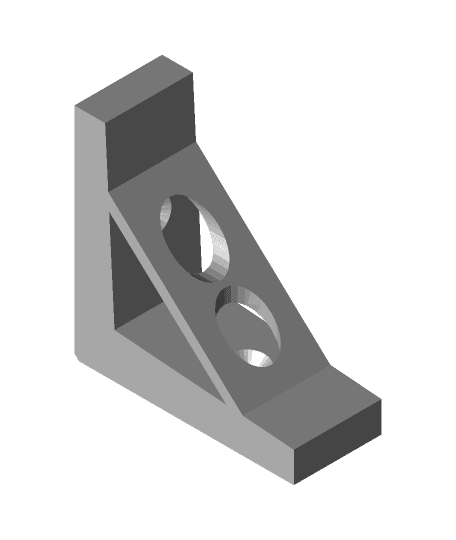  Reinforced Angle Bracket V1 3d model