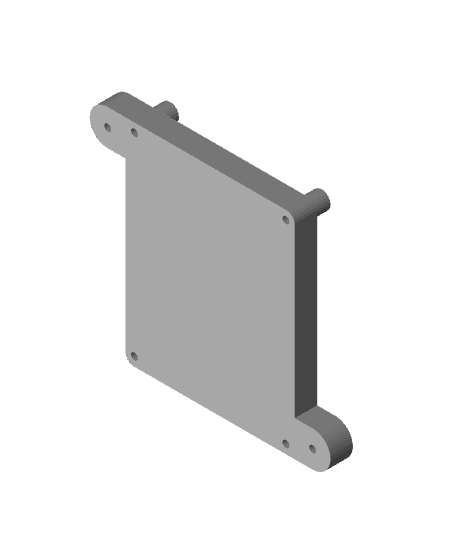 Dig Uno Mounting Plate 3d model