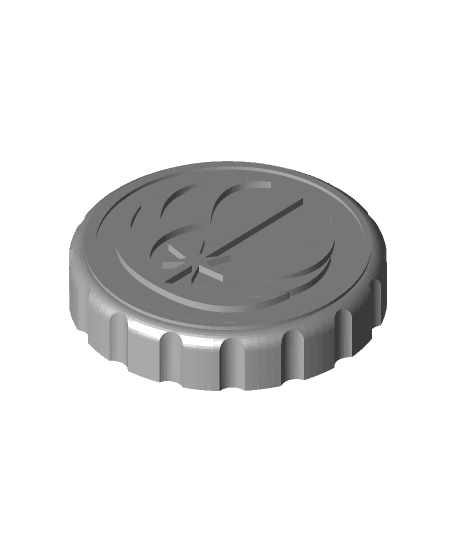 Star Wars - Jedi Order Stash Jar Lid 3d model