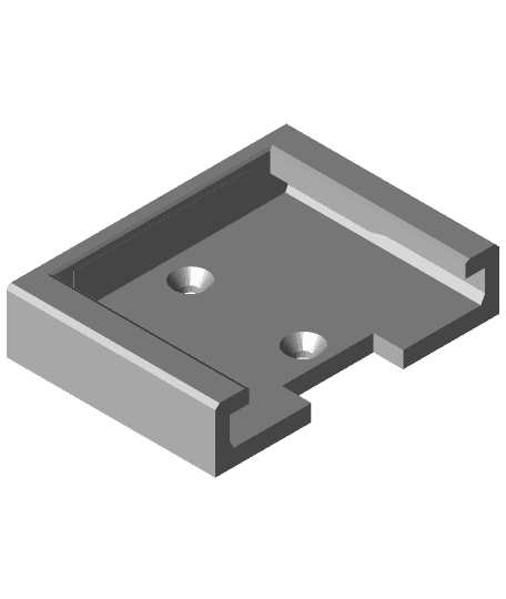 Minimal Bosch Battery Holder 3d model