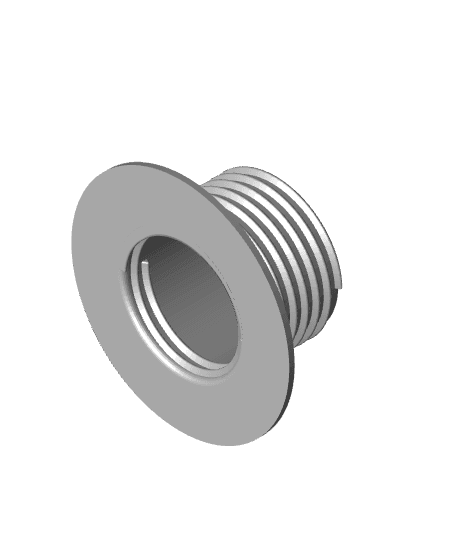 Base Screw & Nut for Desk Grommet System | Desk organization 3d model