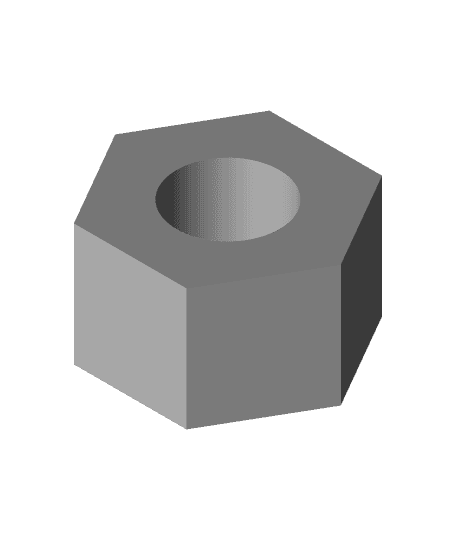 M4 hexagonal Spacer 5 mm length.stl 3d model