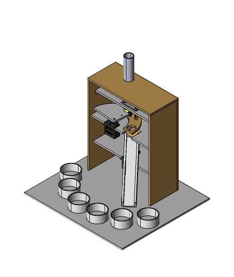 Color Sorting Machine 3d model