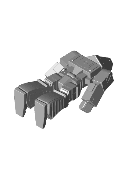 Transformers Megatron 3d model