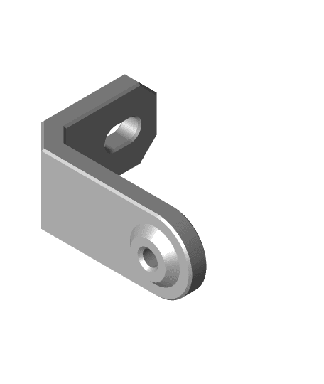 Articulated PI Camera Housing & Mount 3d model