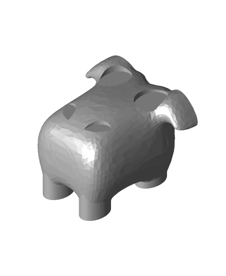 Stacking piggies 3d model