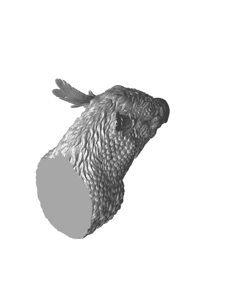 Griffon Head - Monster Trophy 3d model