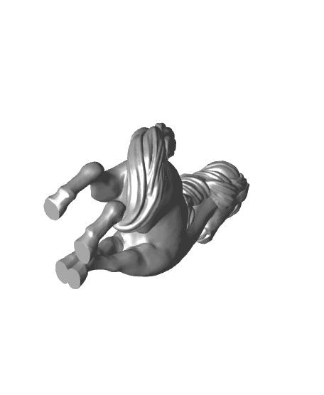 Figurine of Wondrous Power - Obsidian Steed 3d model