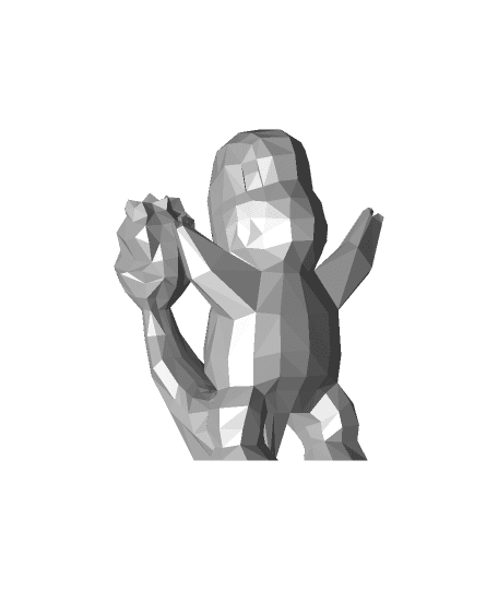 Low Poly Charmander 3d model