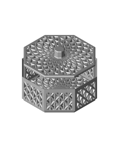 Stackable Herb Dryer - Triangle Pattern 3d model