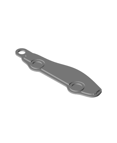 Delorean Keychain 3d model